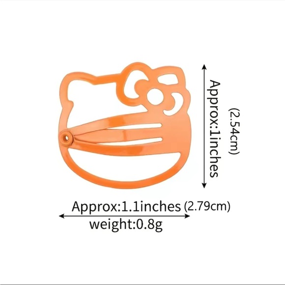 HELLO KITTY 🐱 CLIPS 6 pk - Picture 2 of 6